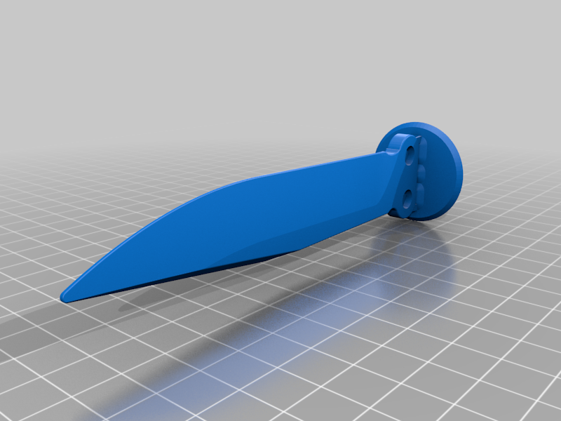 Toy Butterfly Knife (No Hardware Needed) by OwenTF Download free STL