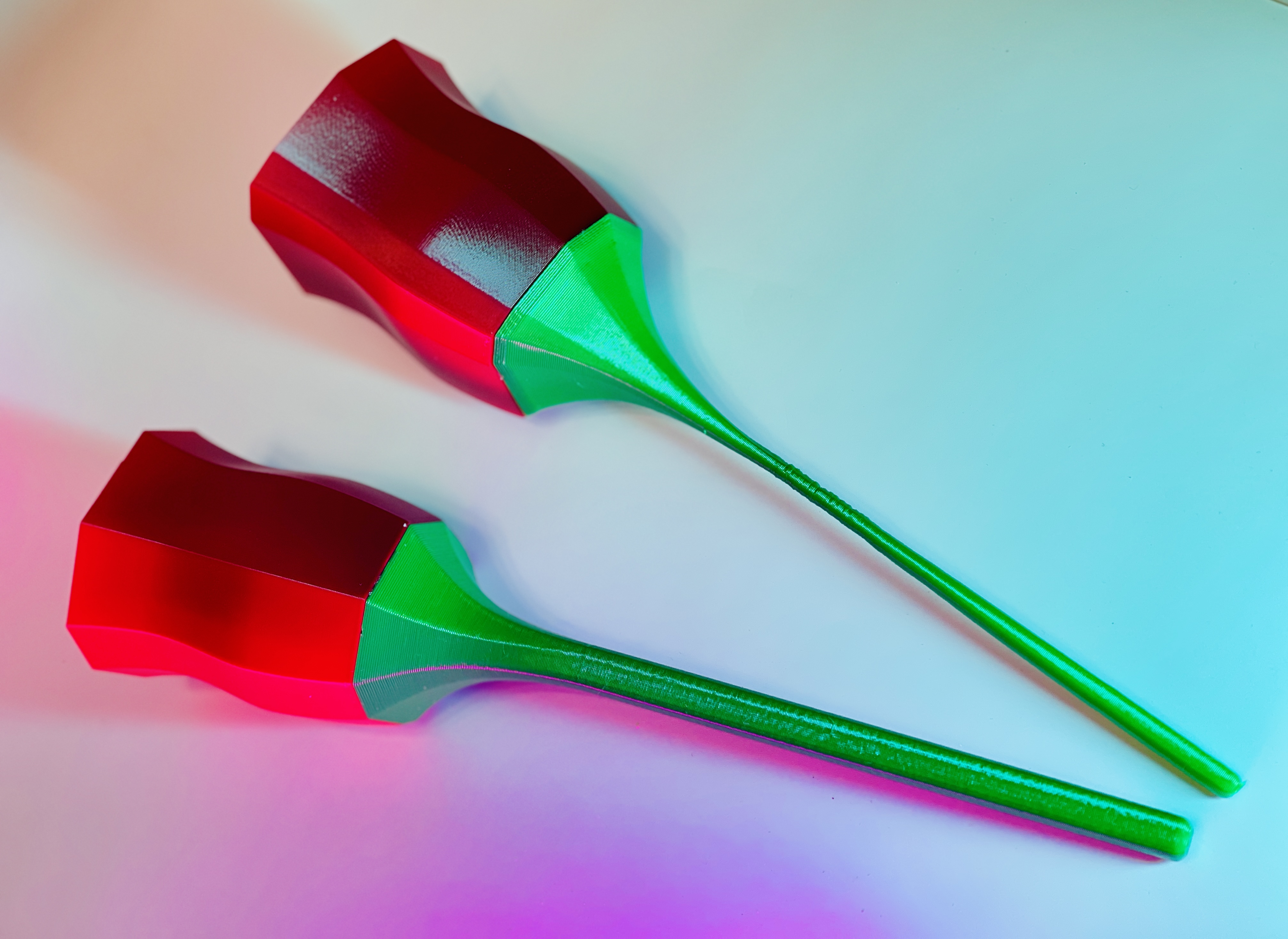 Miniatura 3 do modelo 3D Low Poly Rose Stem [Updated!]