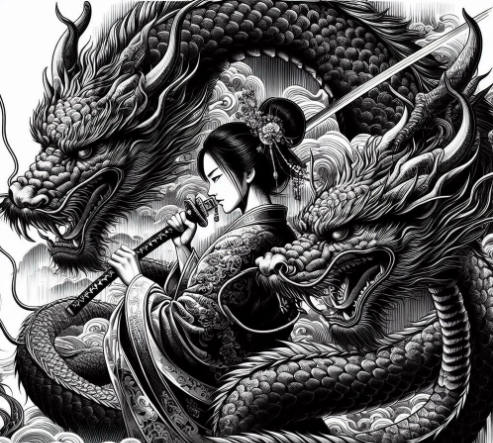 dragon wall art
