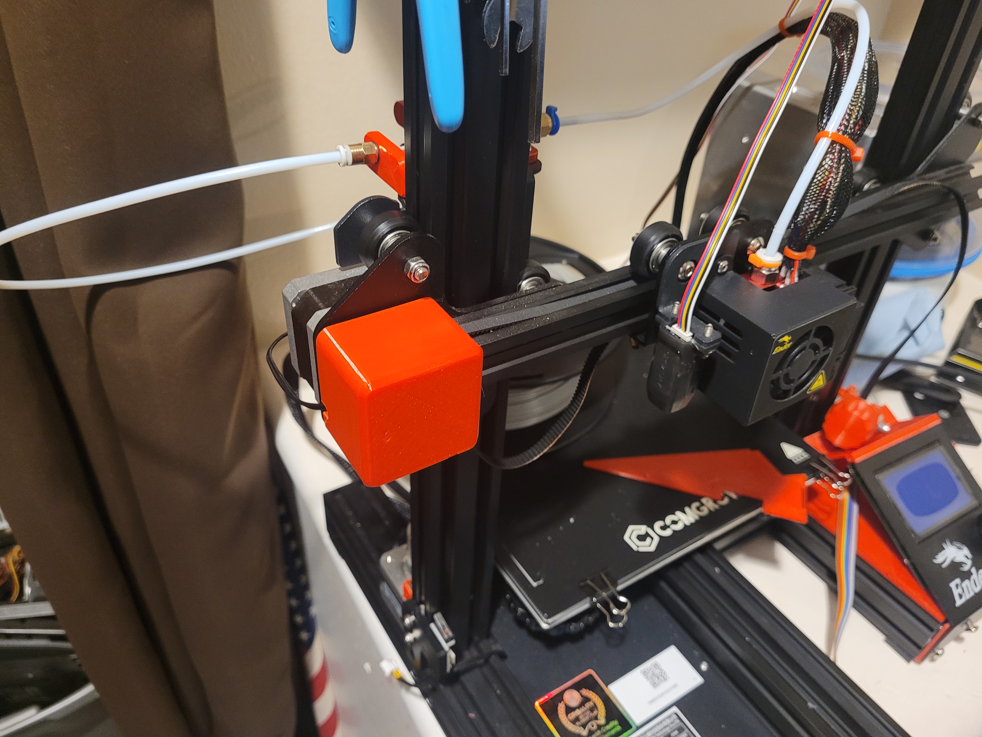 Ender 3 pro X axis PLAIN no design QR code cover
