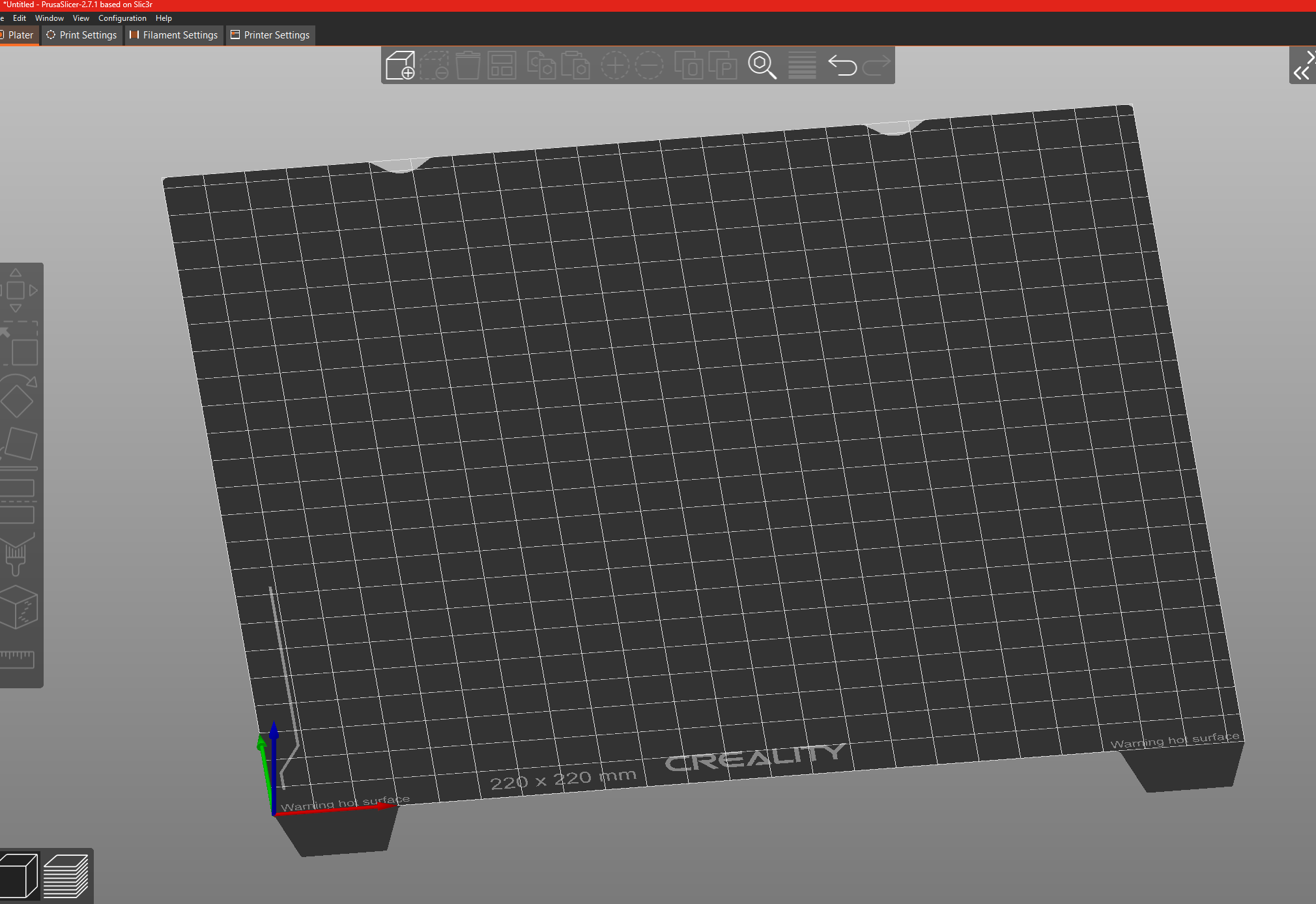 Ender 3 V3 SE Build Plate (Bed texture image)