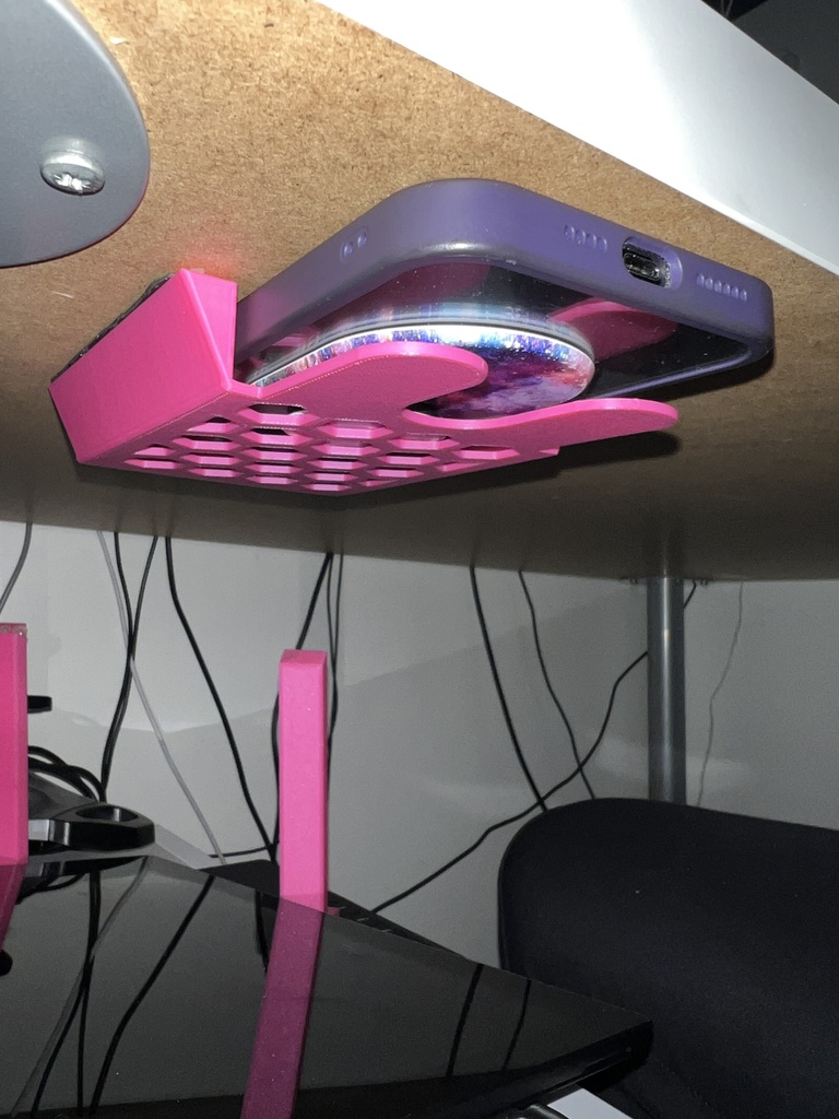 Under Desk Phone Mount/Productivity Increaser