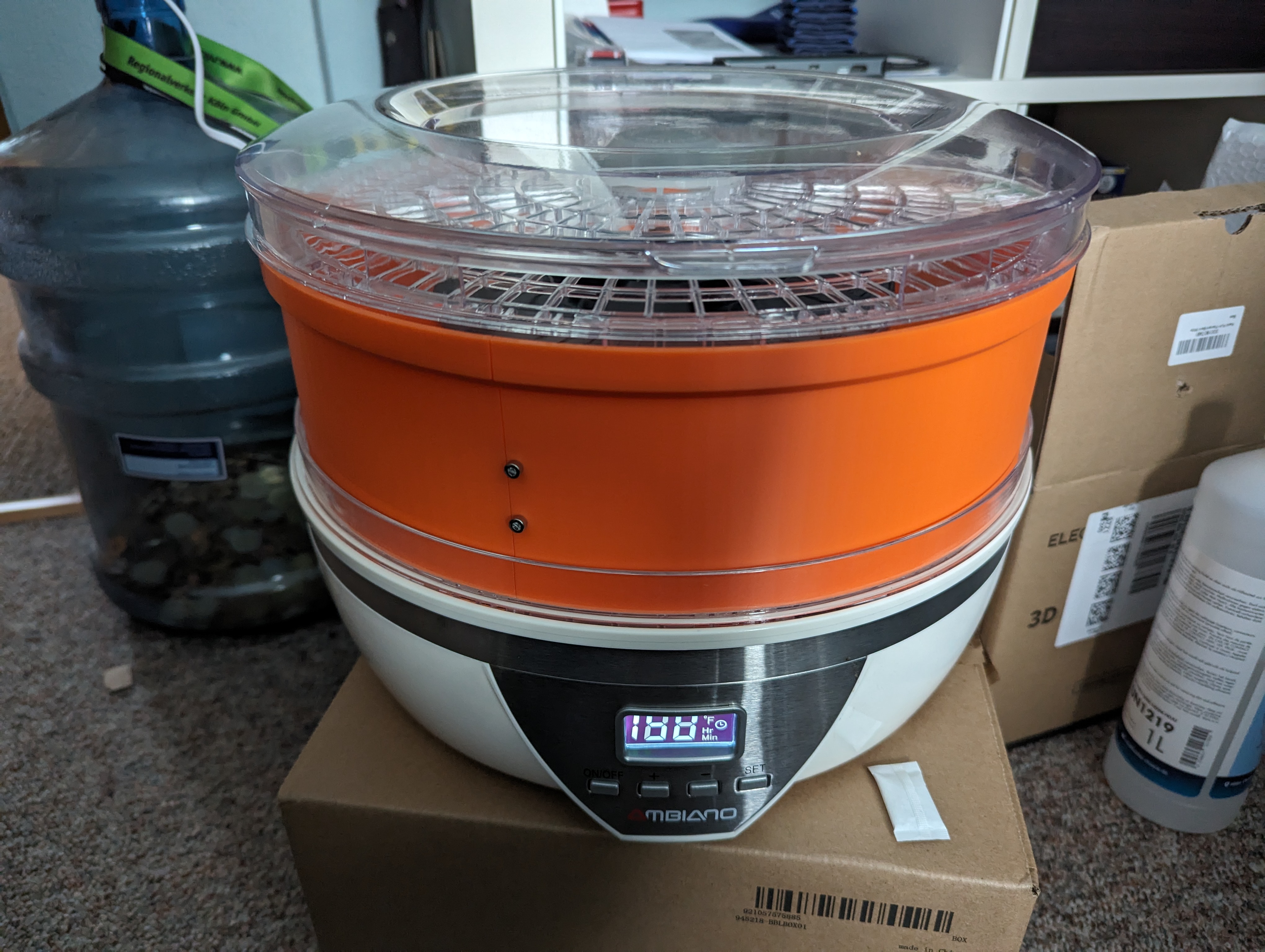 Ambiano Dehydrator Filament Drying Mod Adaptor - Ambiano Filament Trockner Dryer