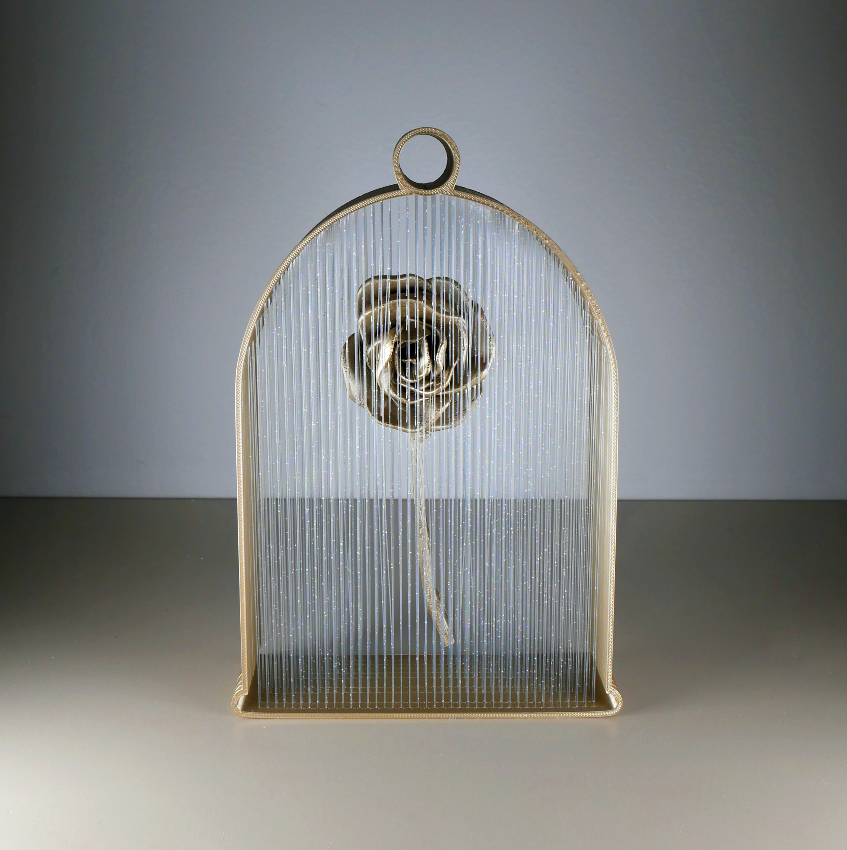 Suspended Rose String Art — thumbnail 2
