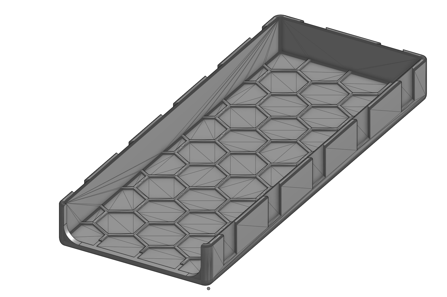 Catch-All Trays / Desk organizer - 250 x 100 Missing End