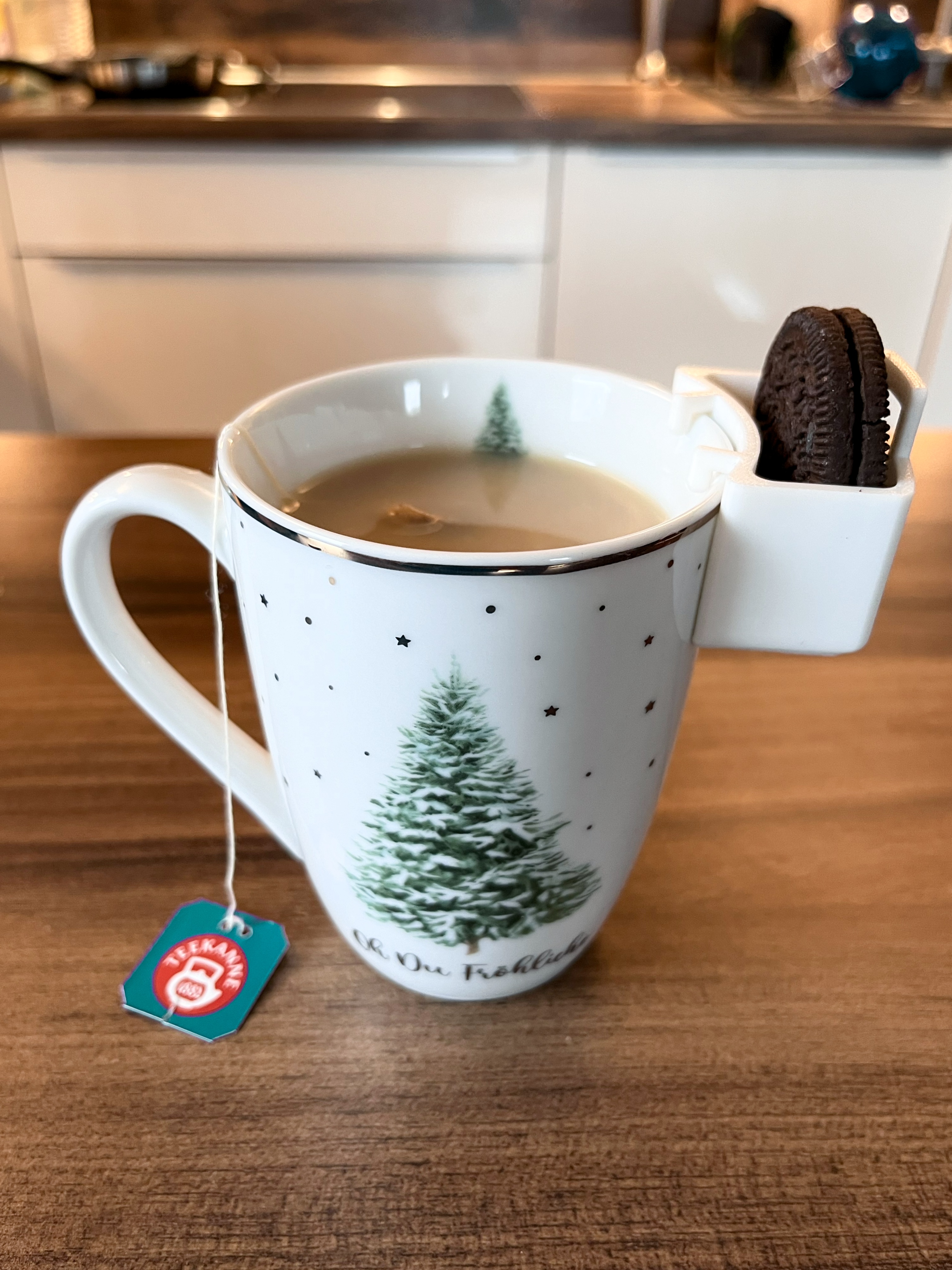 comfy tea cup cookie holder or tea bag holder