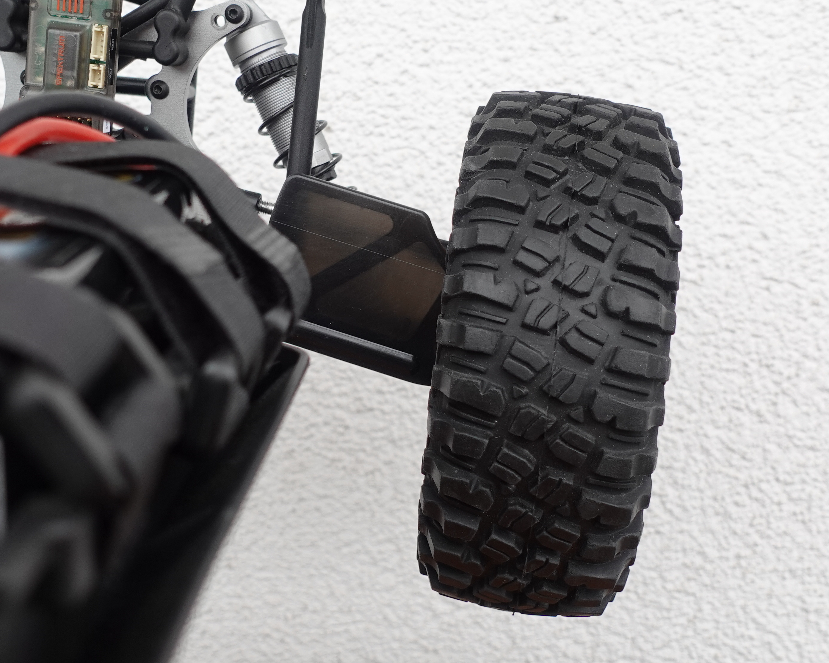 Garde-boue Protection Arrière Pour LOSI 1/10 U4 Lasernut RC - Amélioration Tout-terrain - Noir