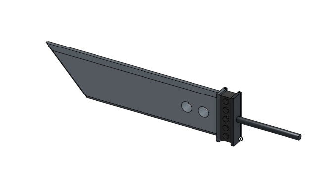 Buster Sword Keychain