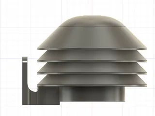 3MF file Outdoor house - weather station for Aqara Zigbee Temperature Sensor  🏠・3D print design to download・Cults