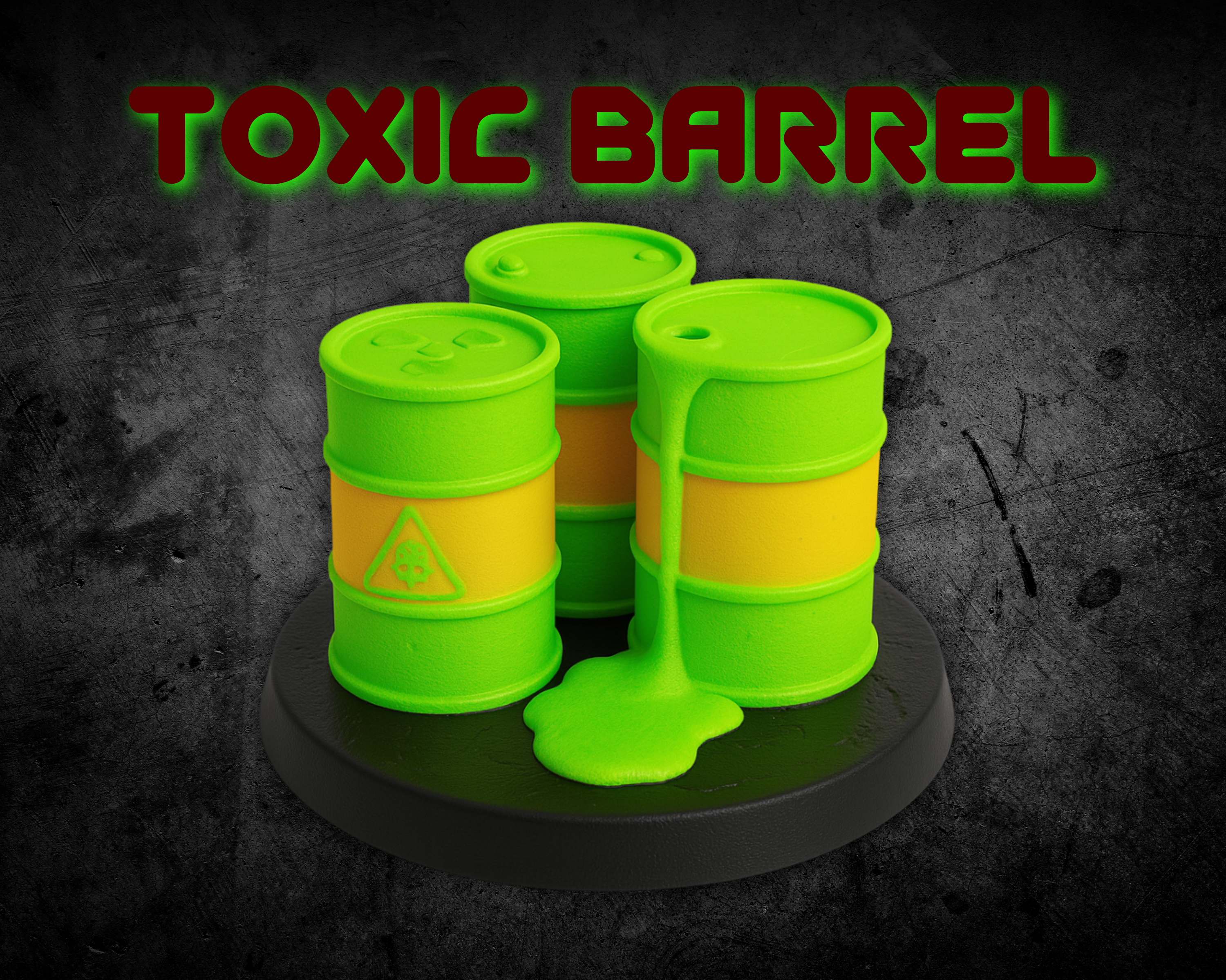 Toxic Barrel Terrain Set