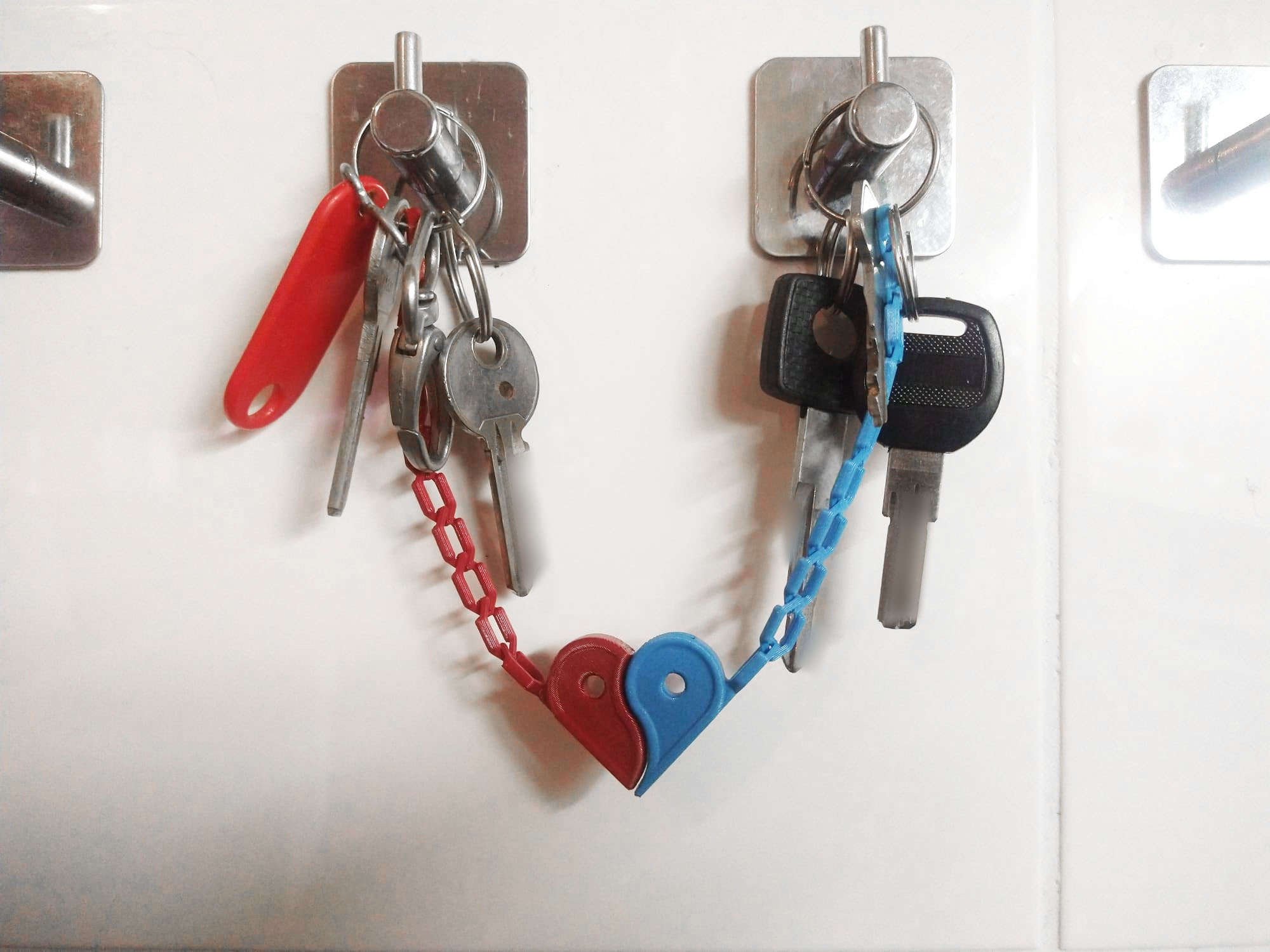Quick Print: interlocking Yin Yang heart keychain by Rossero | Download ...