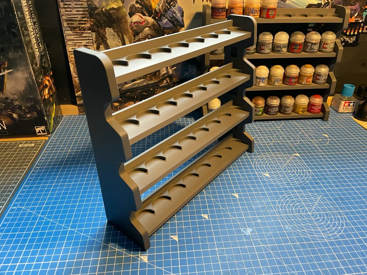 Citadel Miniature Paint Pot Rack Stand by jonnyboy_star
