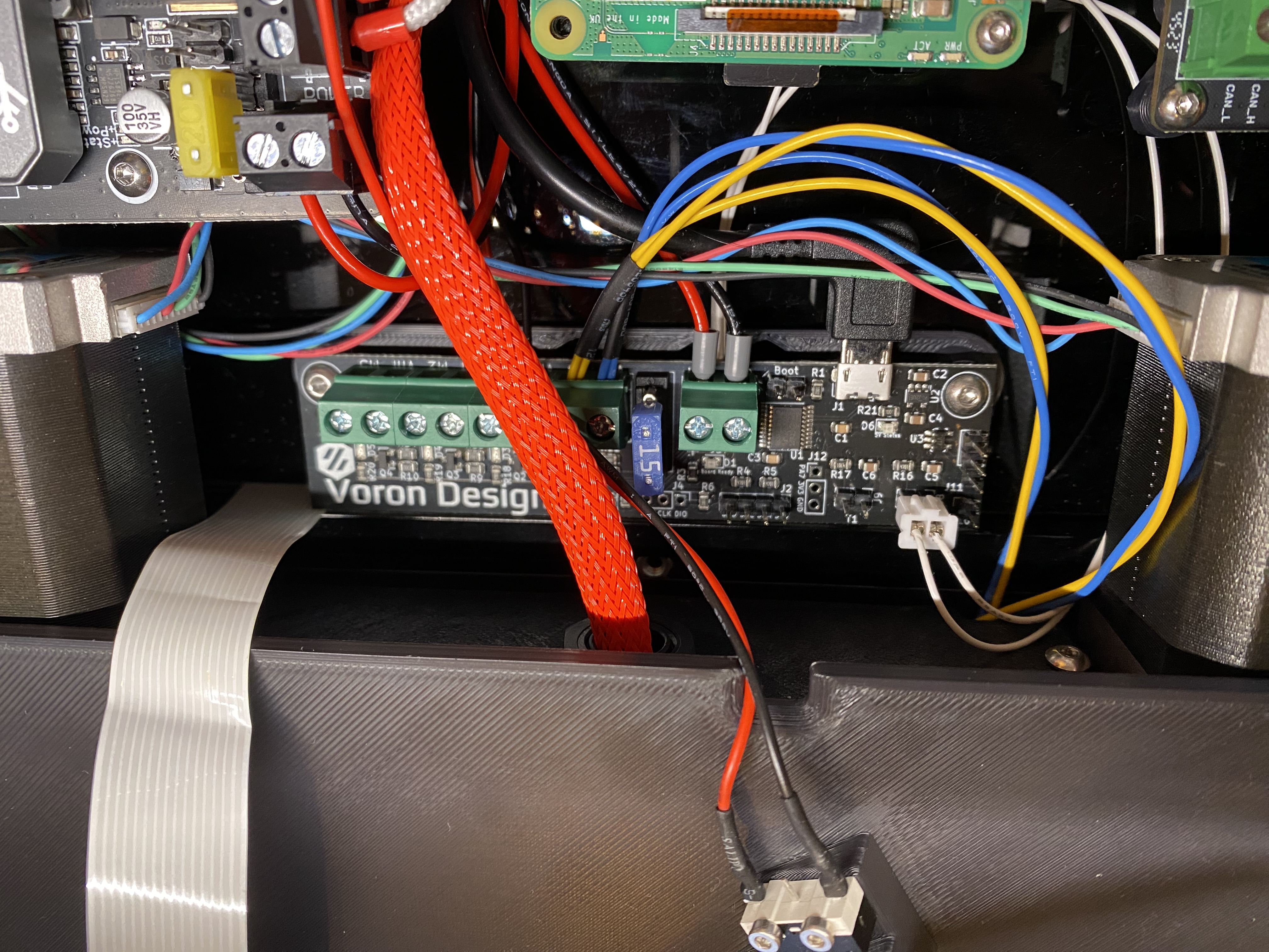 Klipper Expander Back Mount - Voron 0 Top of Electronics Bay Mount