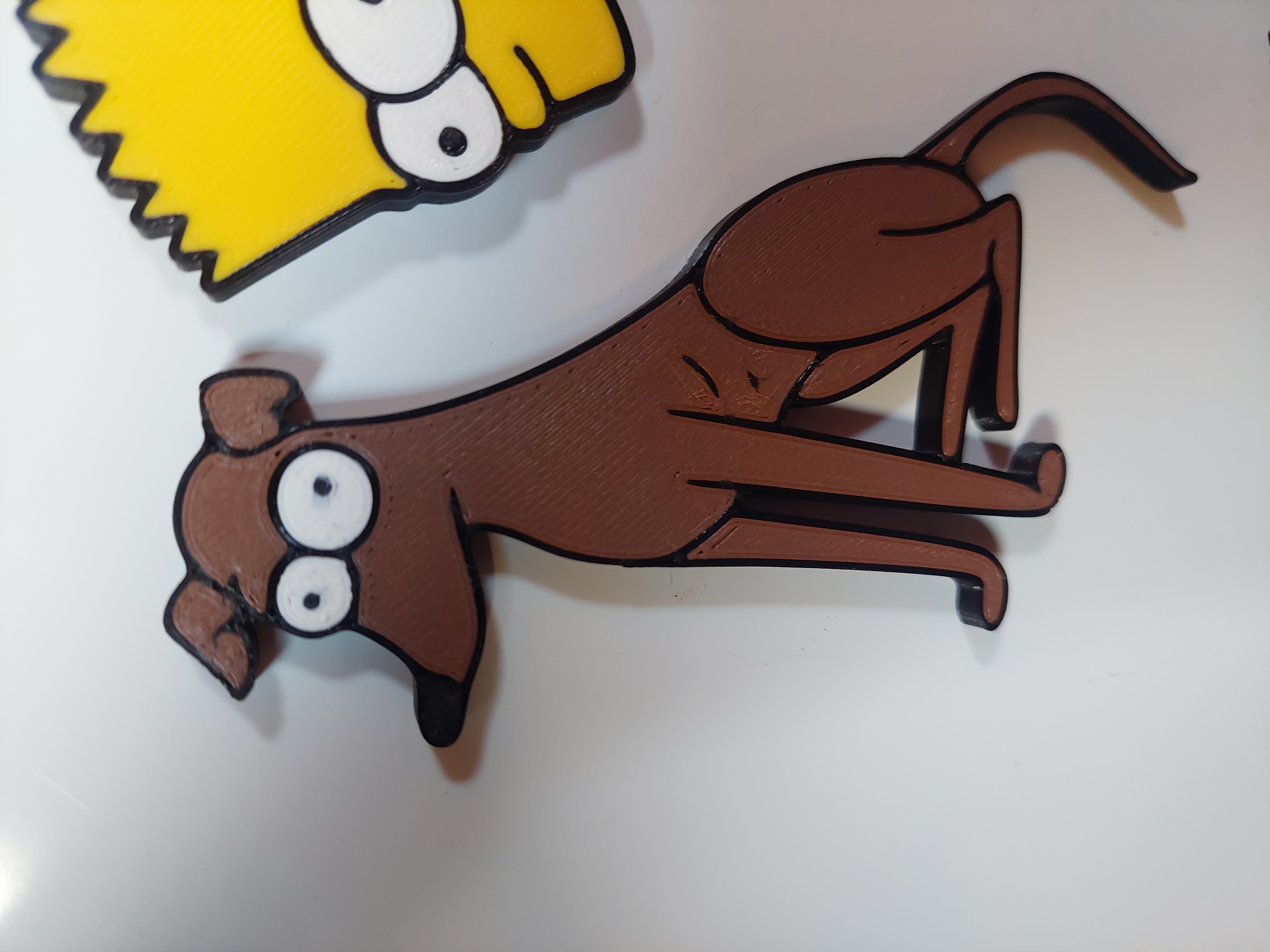 Santas Little Helper - The Simpsons - Kitchen Magnet 10x2mm