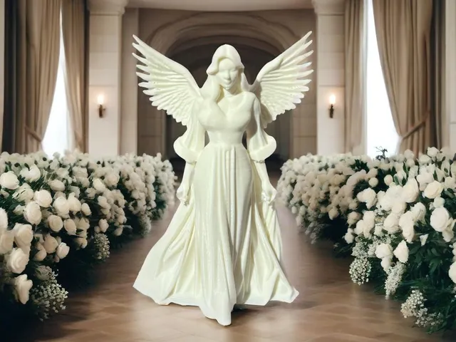 Angel In Wedding Dress
