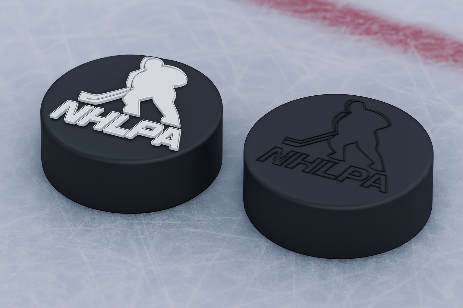 NHLPA NHL Hockey Puck Logo