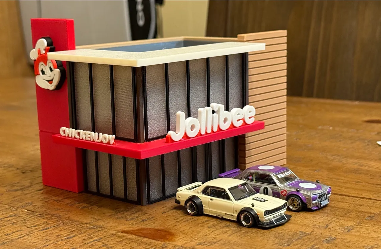1:64 Jollibee Diorama and Key Chain by Neil Cristobal | Download