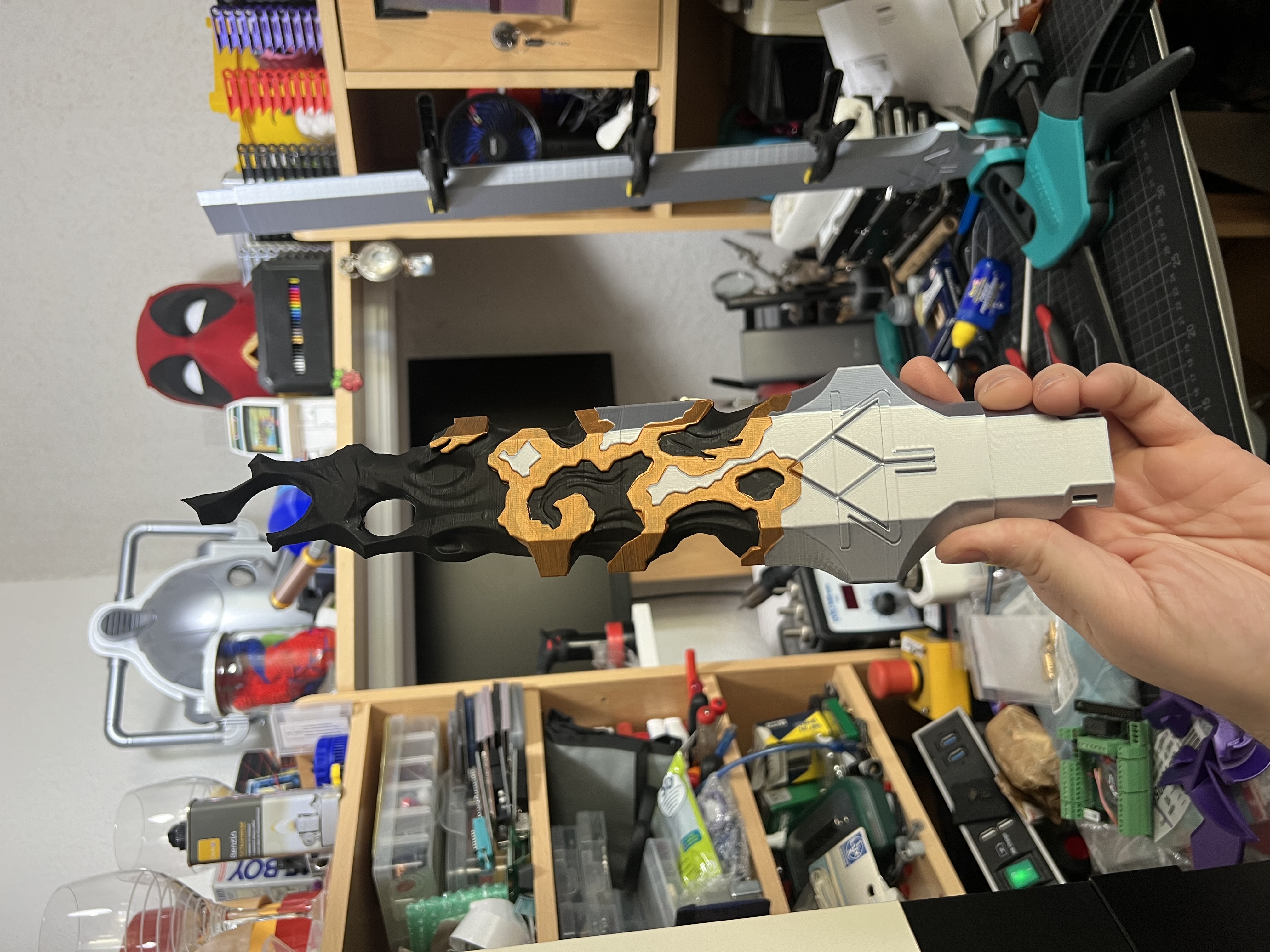 Corrupted Blade (Adhesion Assisted & Loose Fit) for Popandsicles Master Sword