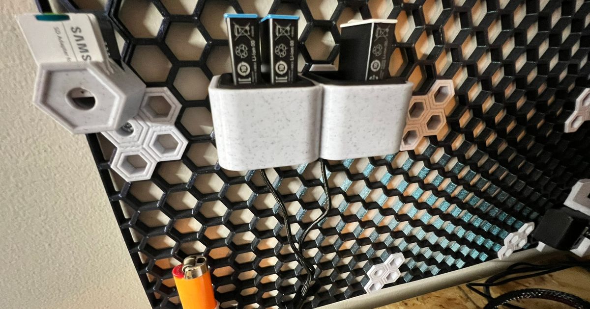 Honeycomb Storage Wall HSW GoPro Charger by Brandon Scott | Download ...