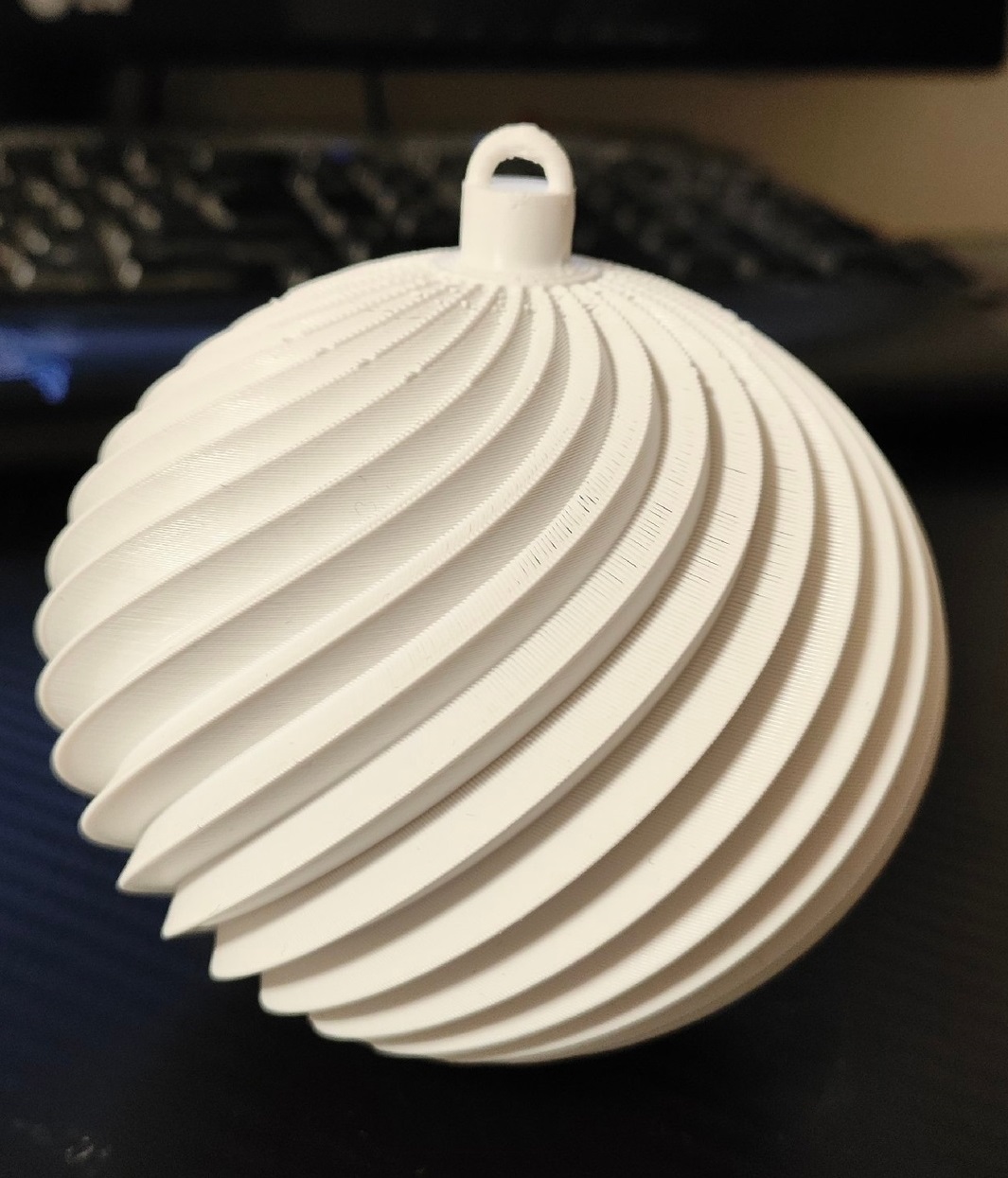 Christmas bulb 3D model thumbnail