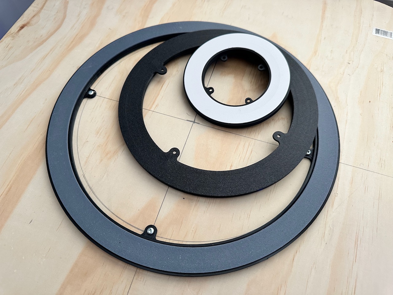 Lazy Susan mechanism (turn tables) by Download free STL