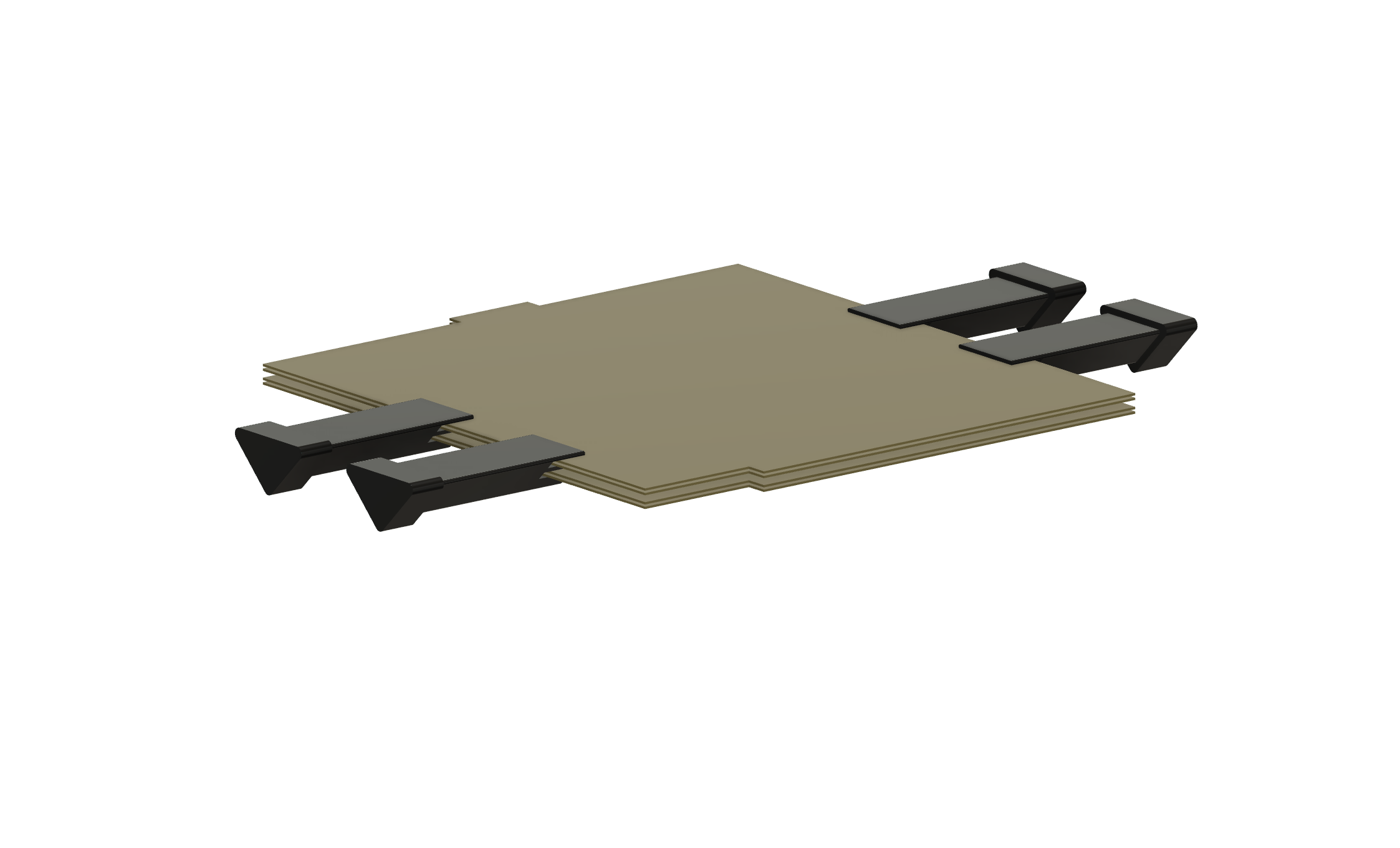 Miniatura 3 do modelo 3D Bambu Riser Build sheet holder Adapter