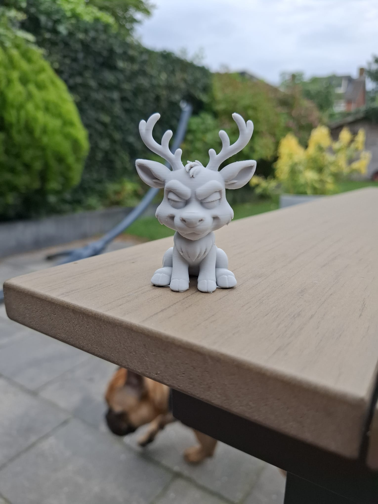 Serene Antlered Reindeer