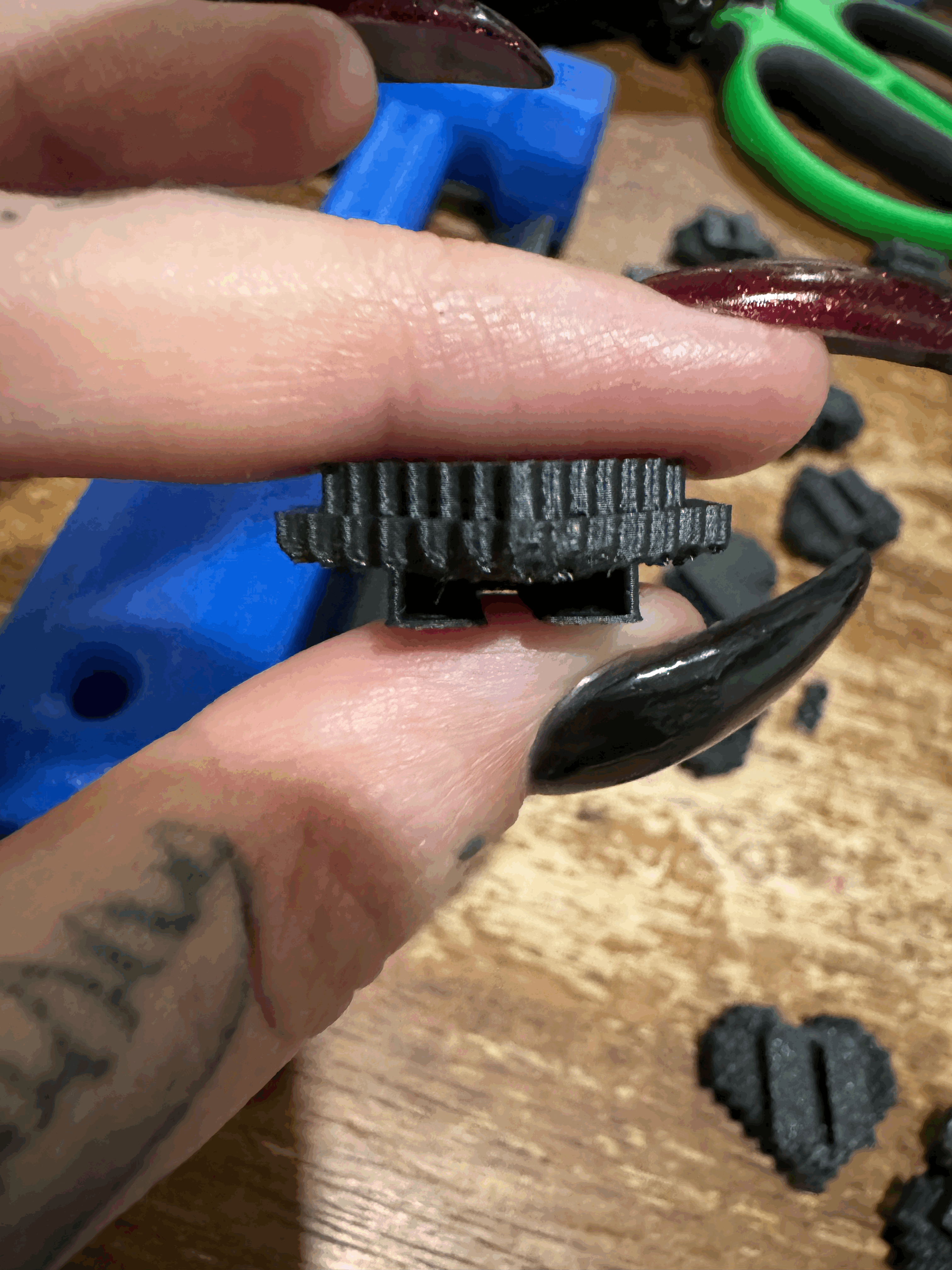 Miniatura 3 do modelo 3D 8 bit heart button cover