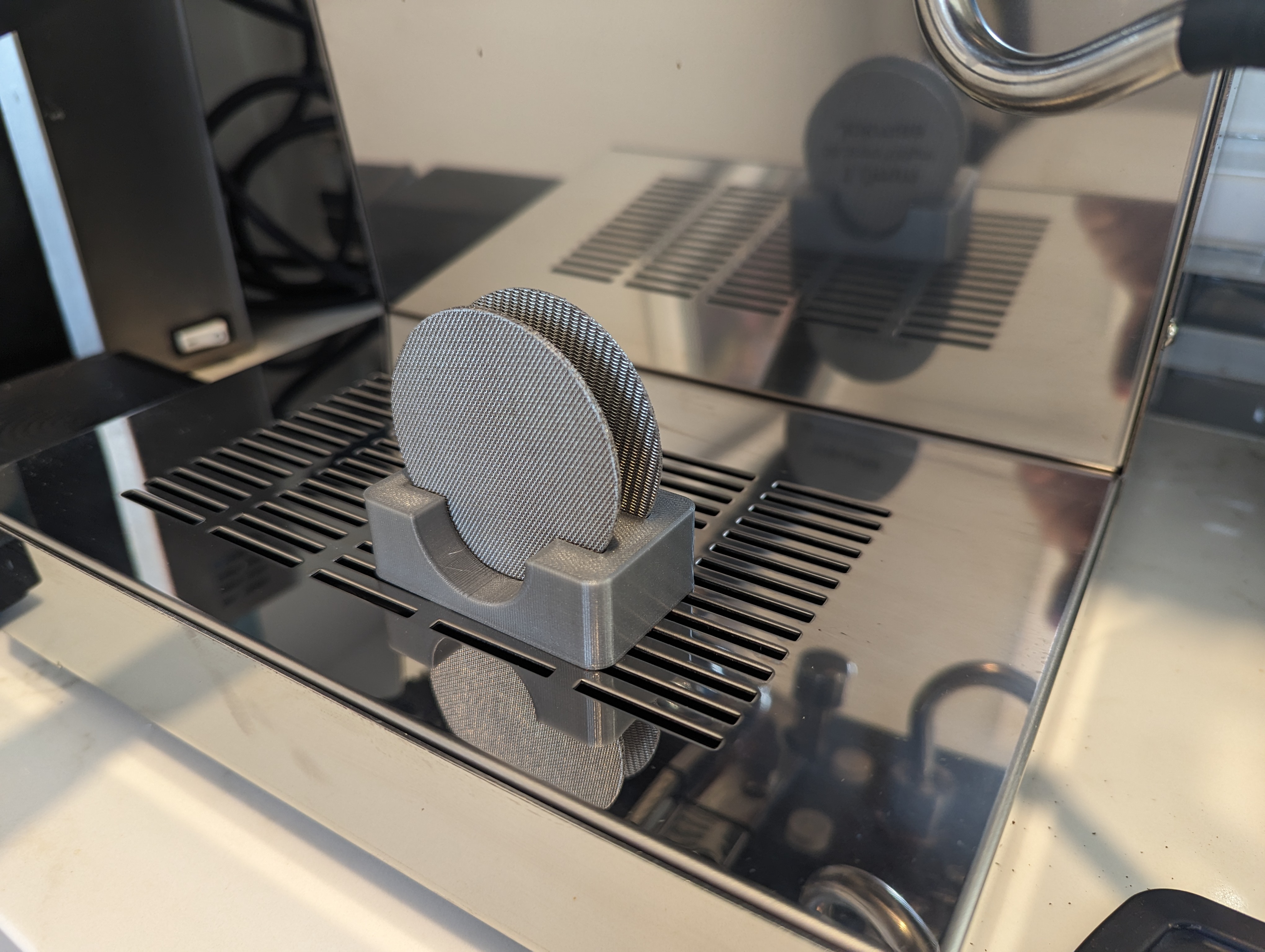 58mm Portafilter Puck Screen Holder - 2 Slots