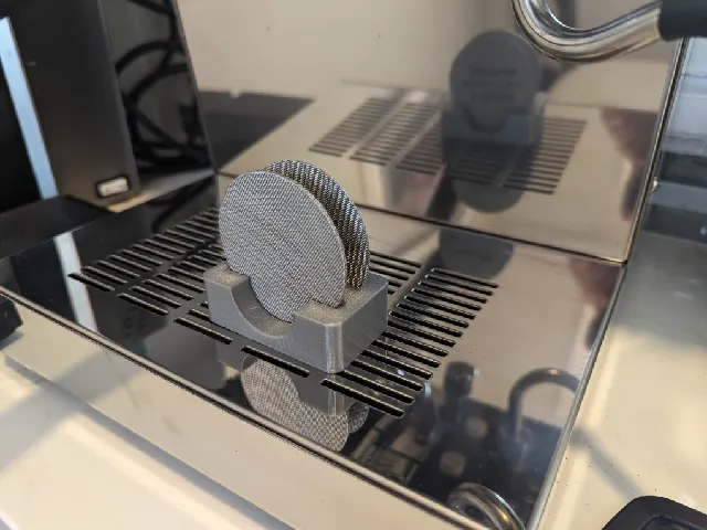58mm Portafilter Puck Screen Holder - 2 Slots