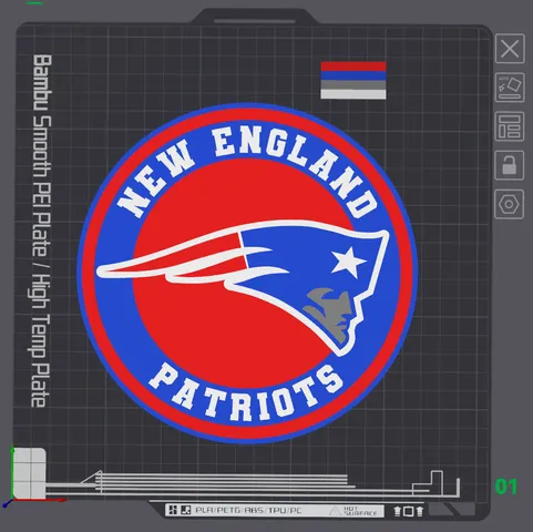 New England Patriots NFL Logo