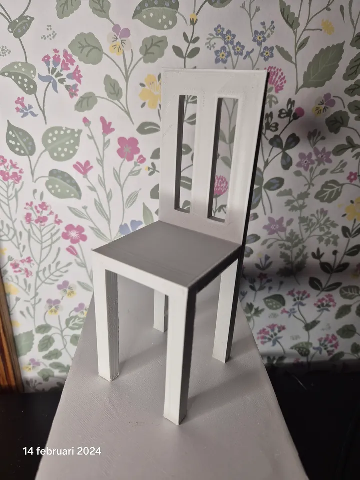 Barbie Chair by Cecilia Bizzi | Download free STL model | Printables.com paper-crafts-interior-model-kitchen