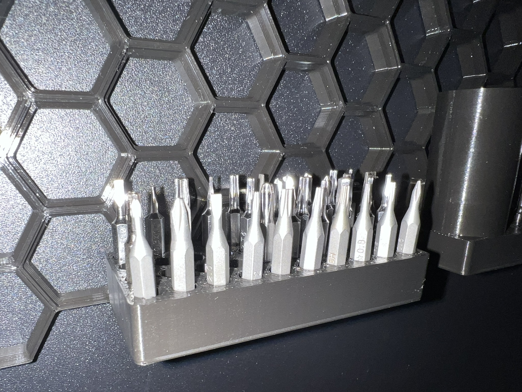 Bit holder - Honey Comb