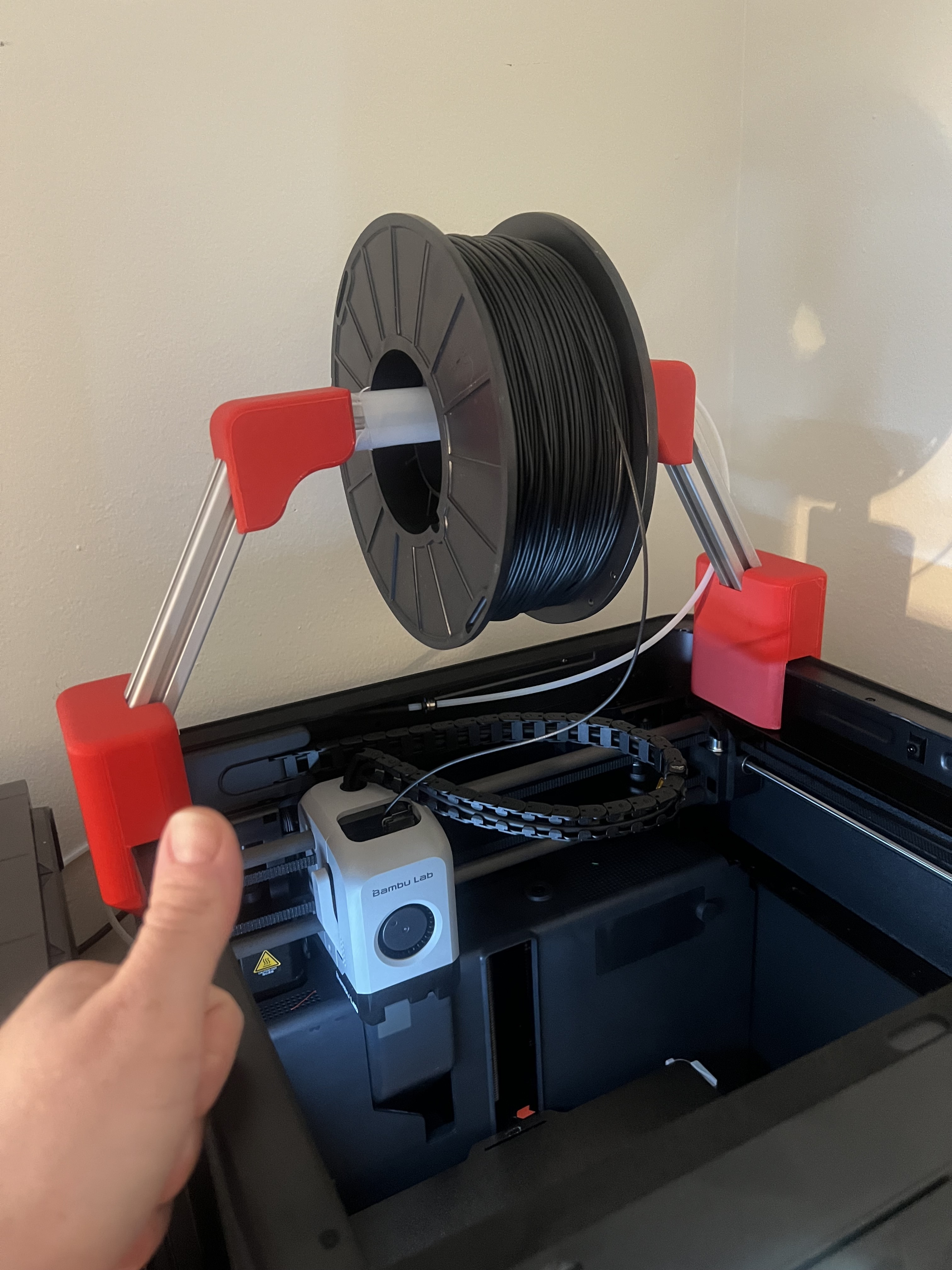 Bambu P1S Spool holder for TPU