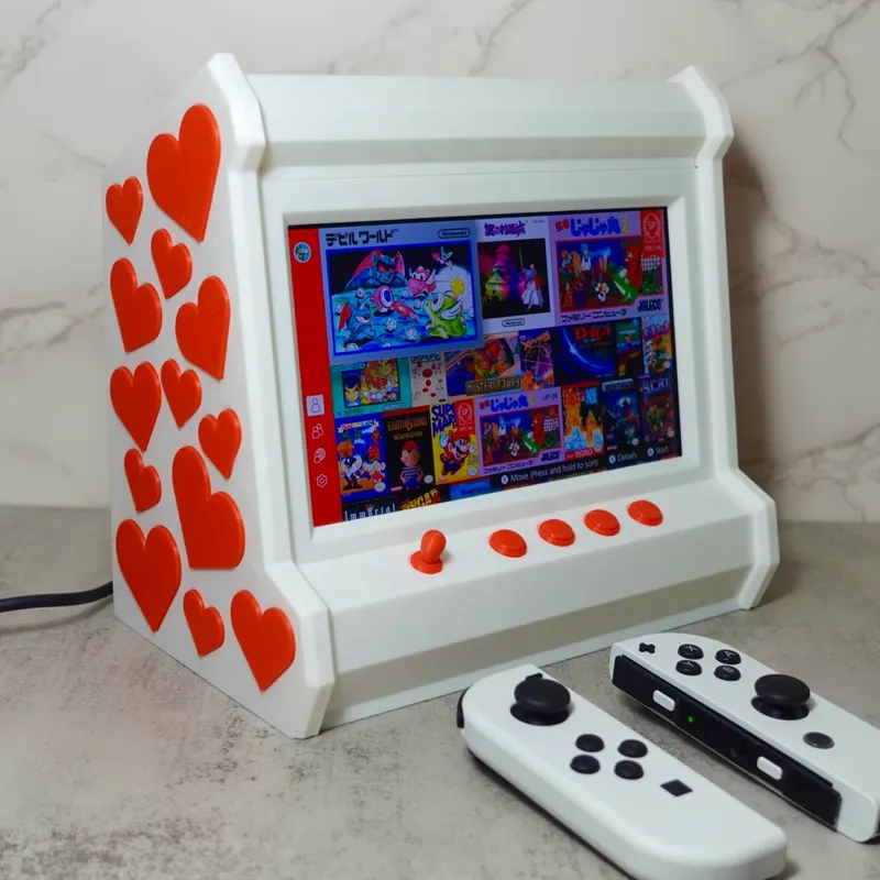 Nintendo Switch Retro Arcade Display *Valentine's Day Edition* by 