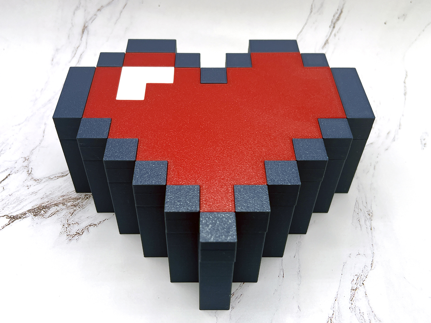 Miniatura 3 do modelo 3D 8-Bit Pixel Heart Box