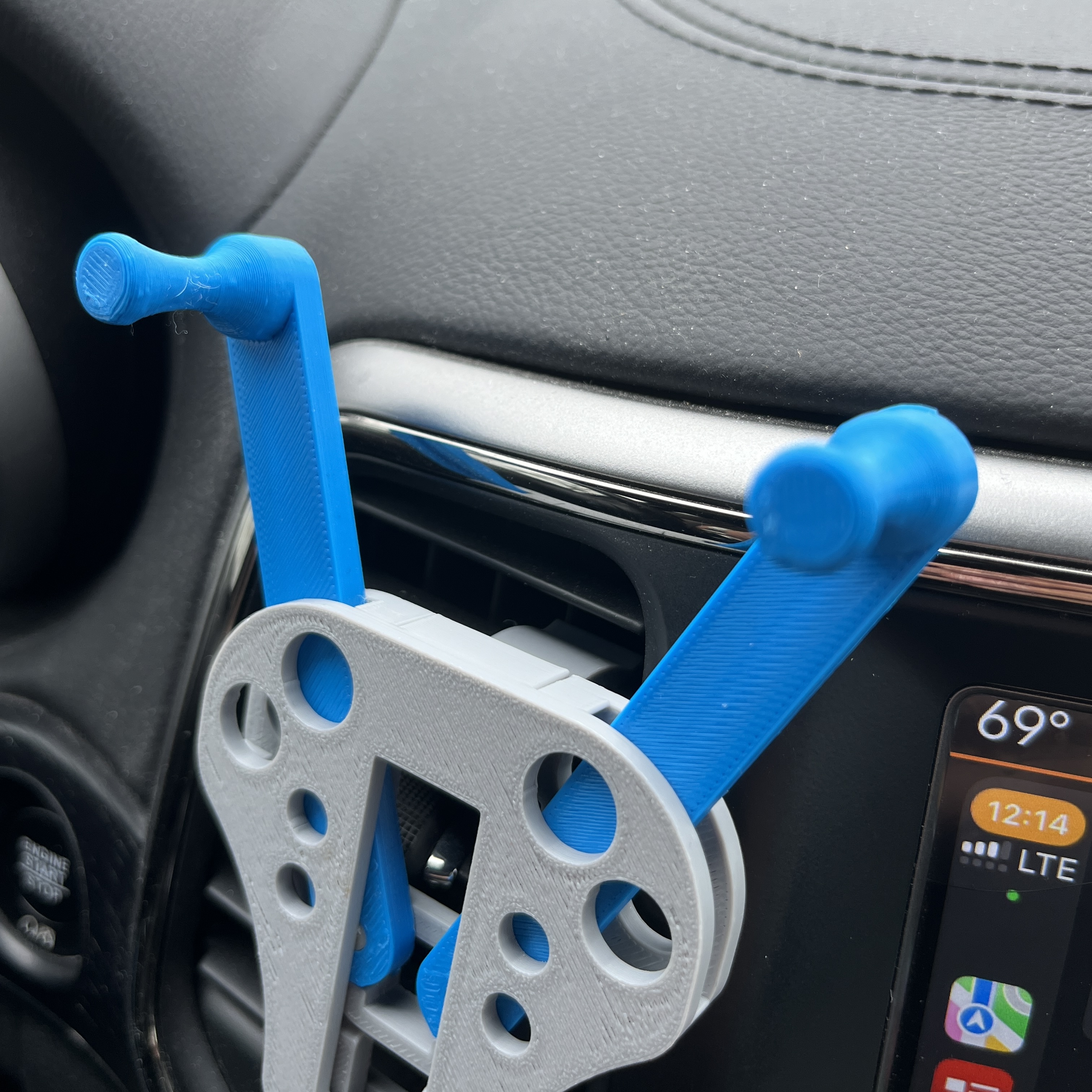 Longer spindles for Car Vent Gravity Phone Holder V2