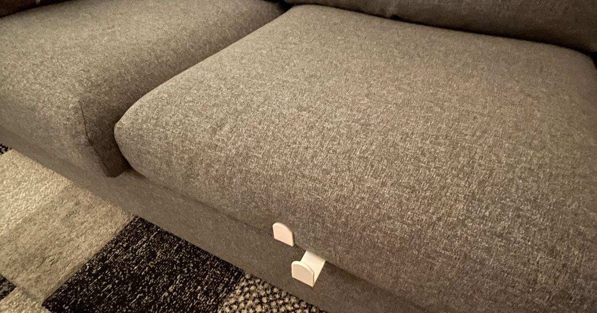 IKEA VIMLE fold-out sofabed cushion holder shortened by Bungo ...