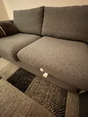 IKEA VIMLE fold-out sofabed cushion holder shortened