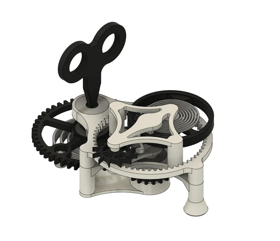 Flying tourbillon 3d discount print