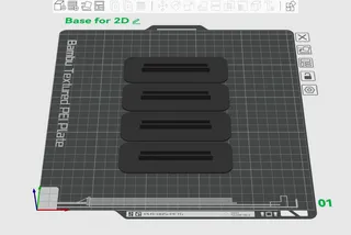 Flat 2D Bunnies with Base by sonnyc | Download free STL model ...