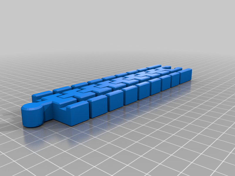 Segmented train track