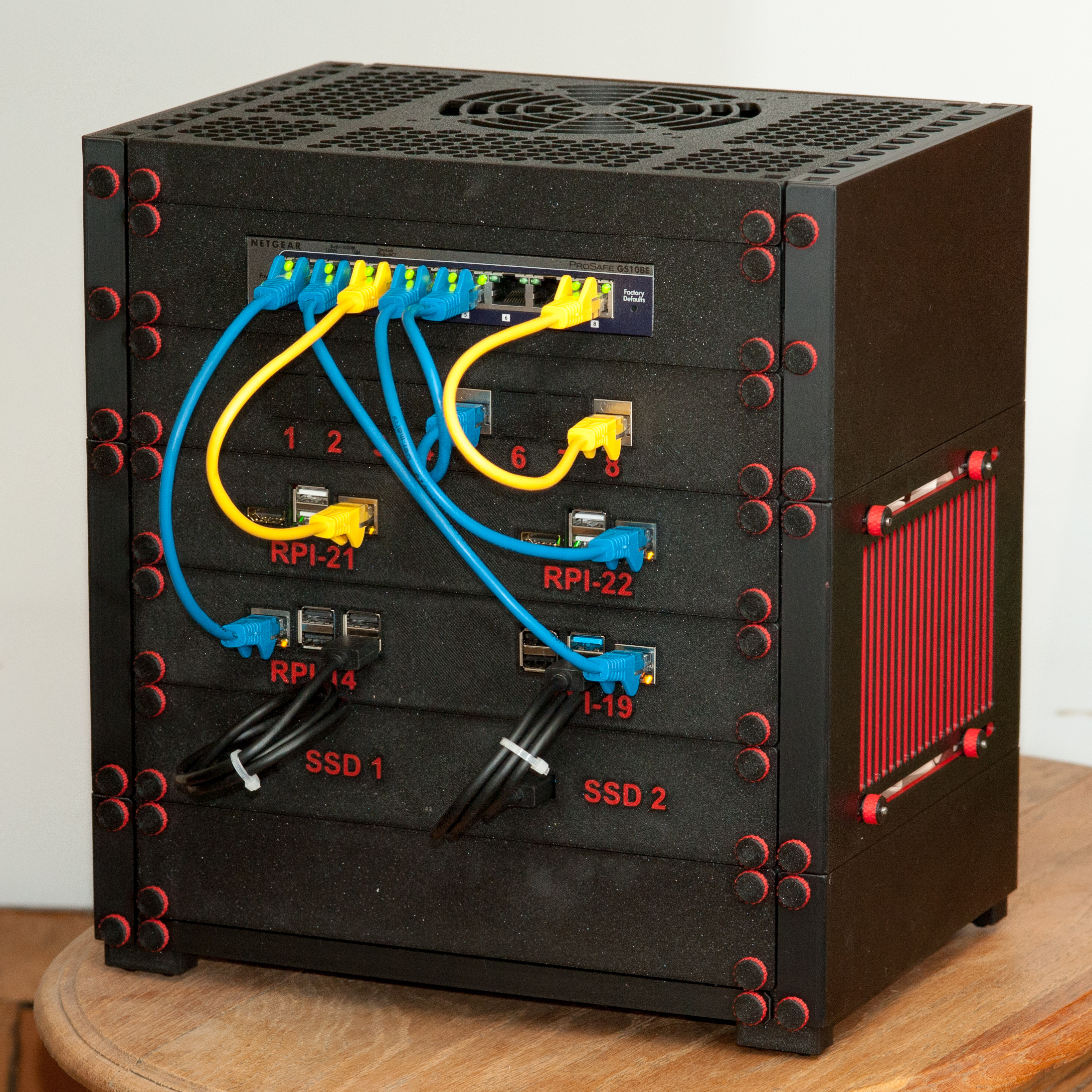 Base & Side plates for the Modular 10 Inch Server Rack