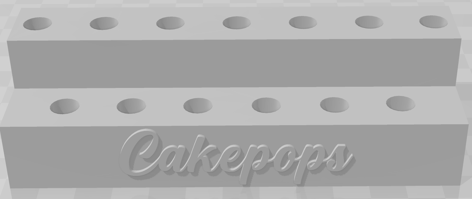 Miniatura 2 do modelo 3D CakePops Stand