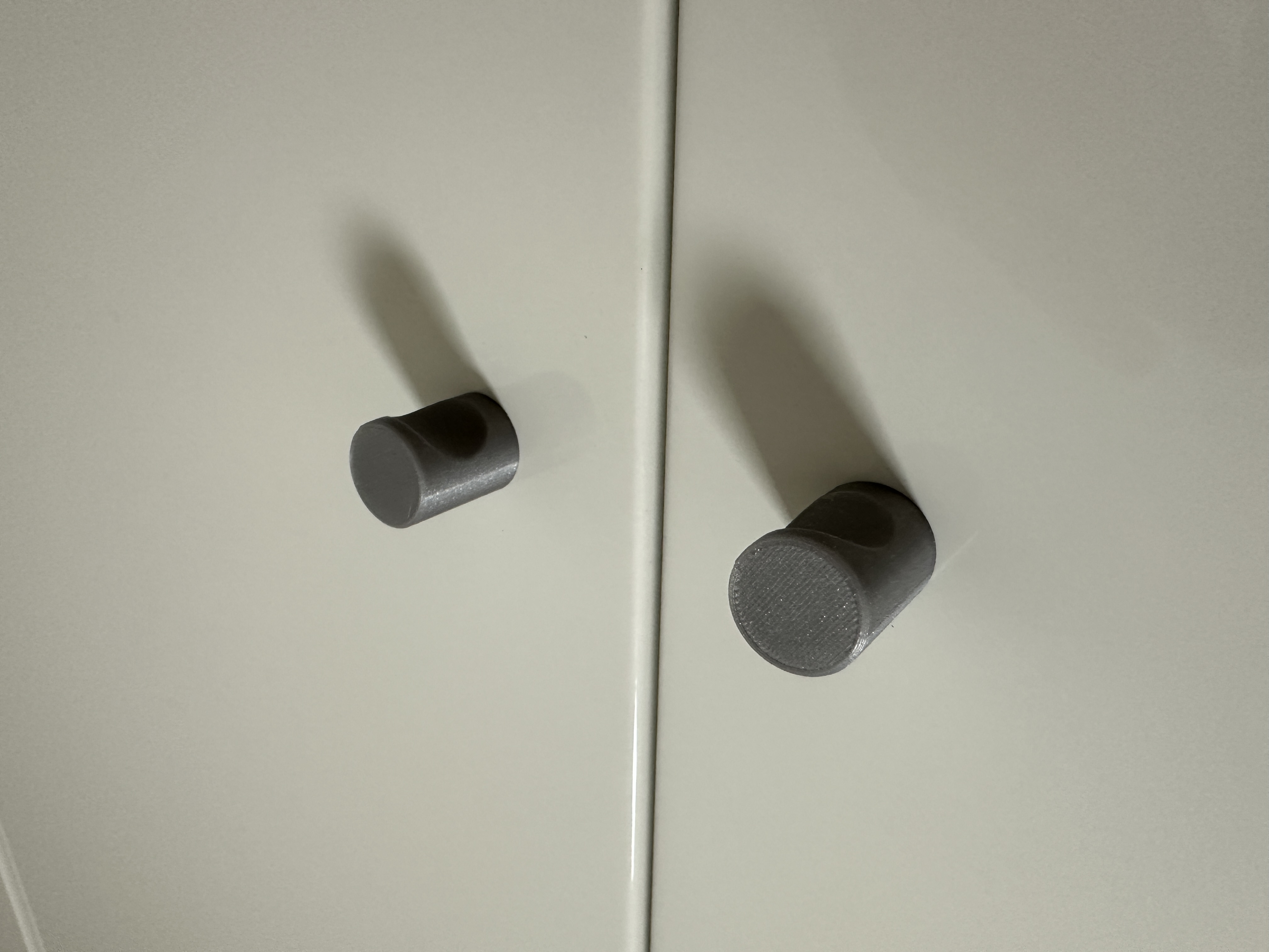 Modern minimalistic Doorknob for IKEA PAX Wardrobe, Drawer 21