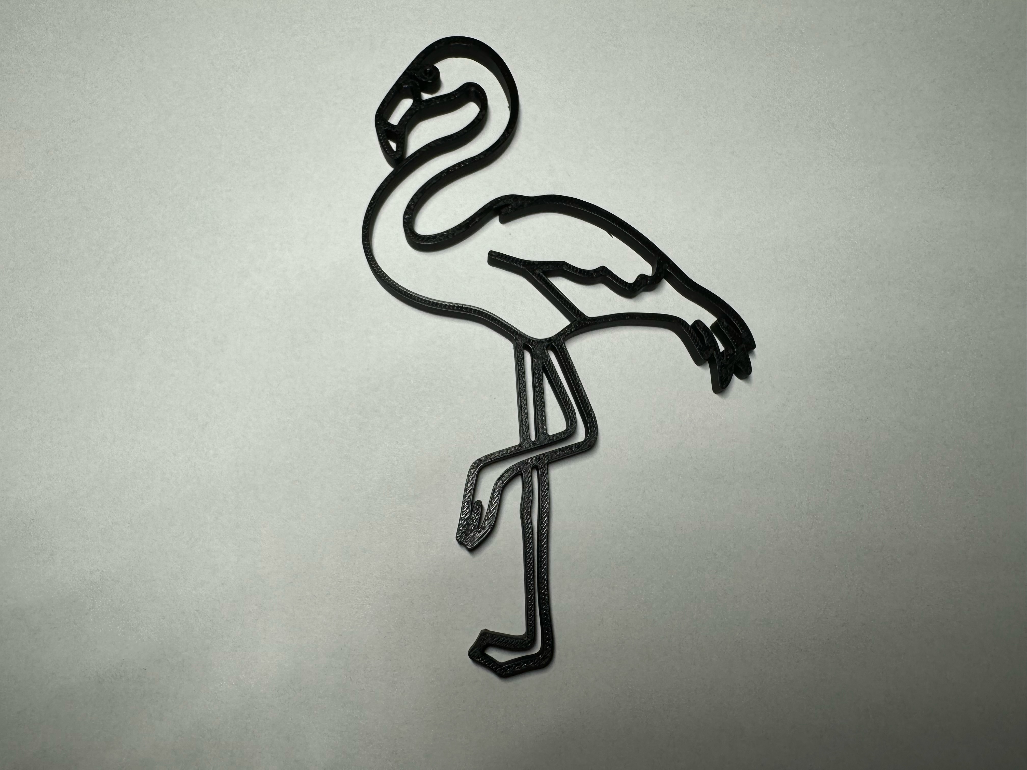 Flamingo wall art