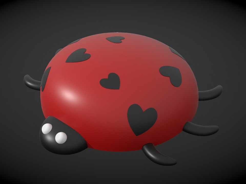 Miniatura 3 do modelo 3D Love Bug