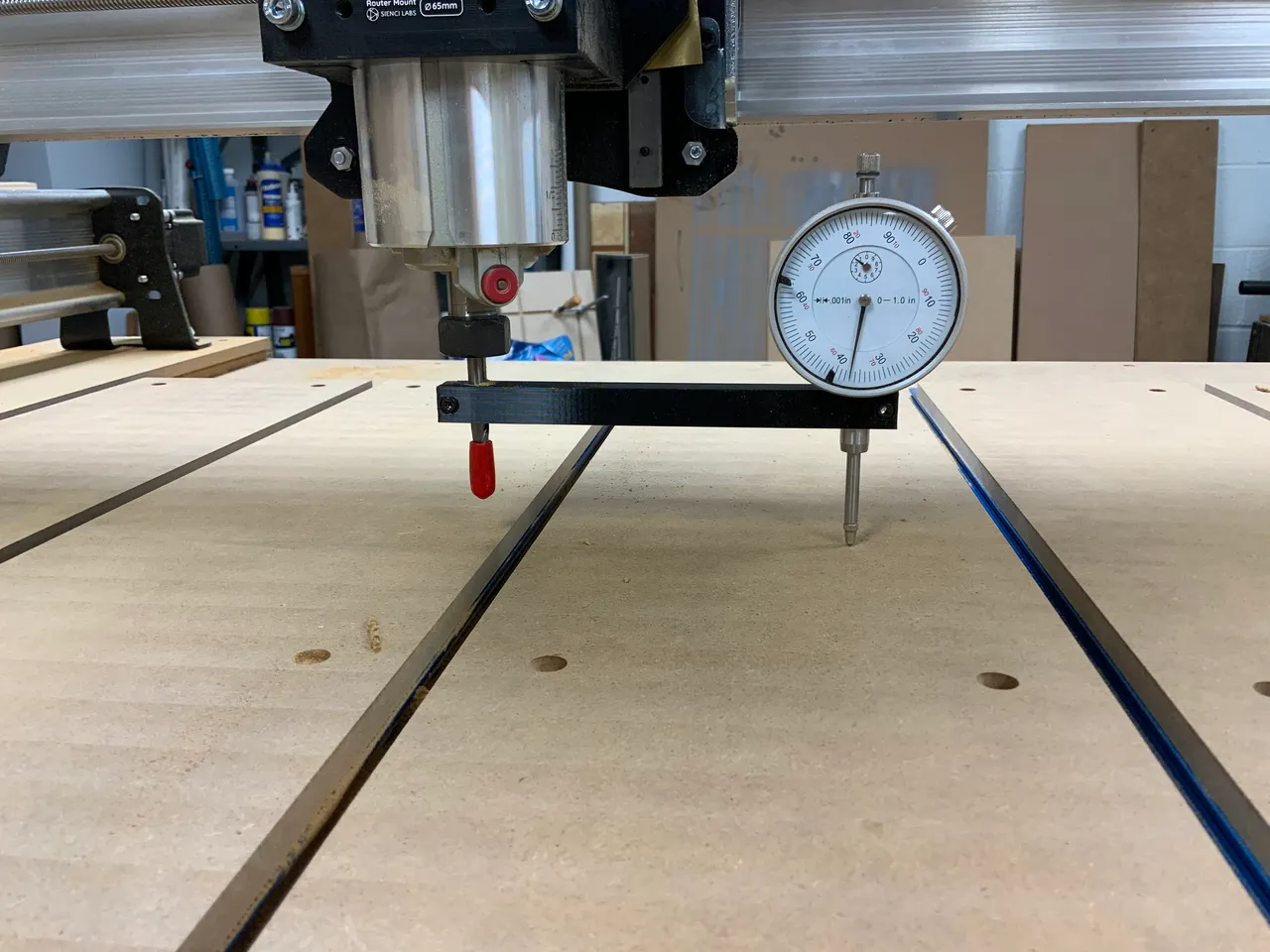 Tramming cnc deals router