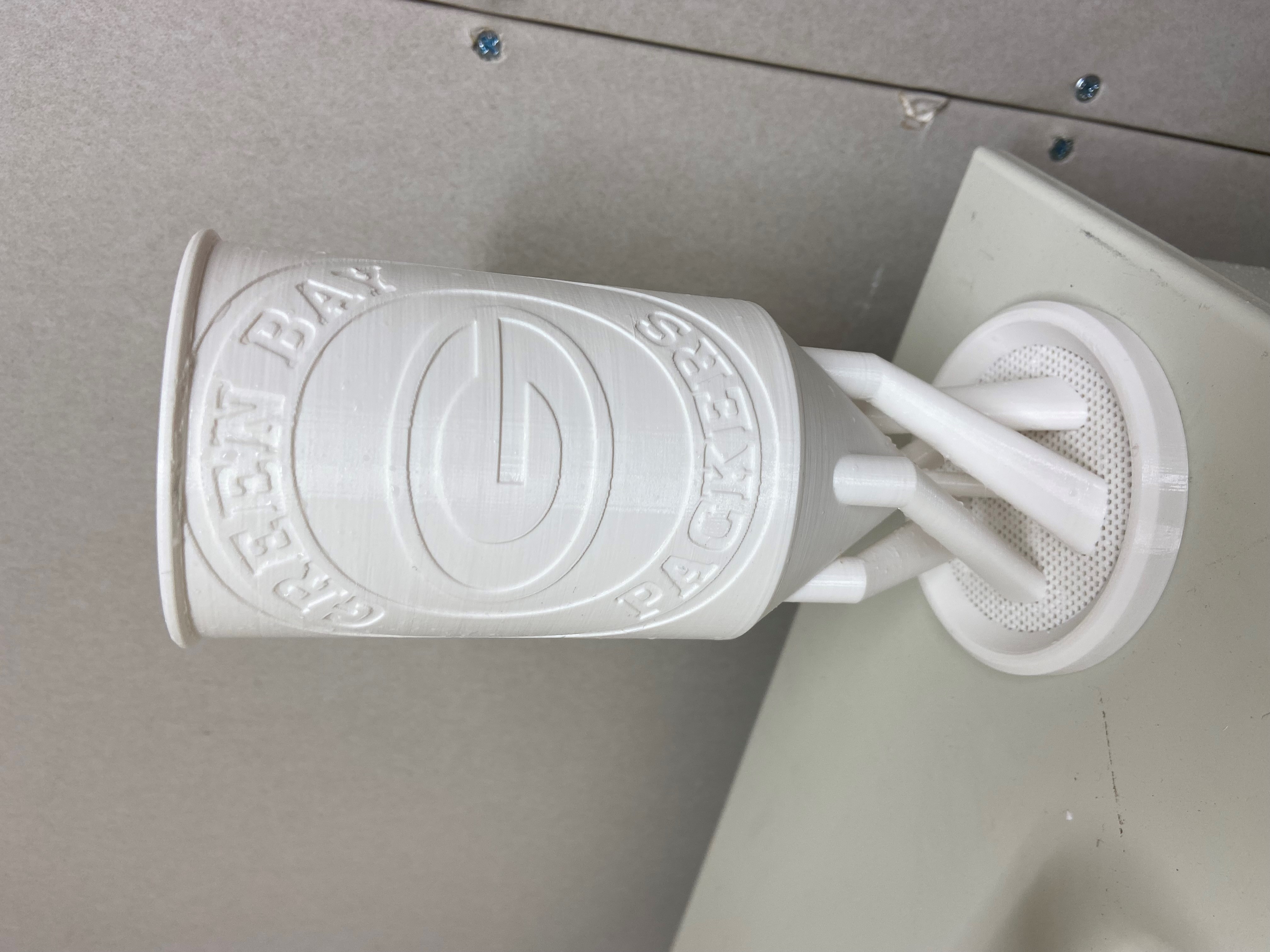 green Bay Packers beer can holder or candle for LED light by Pontus