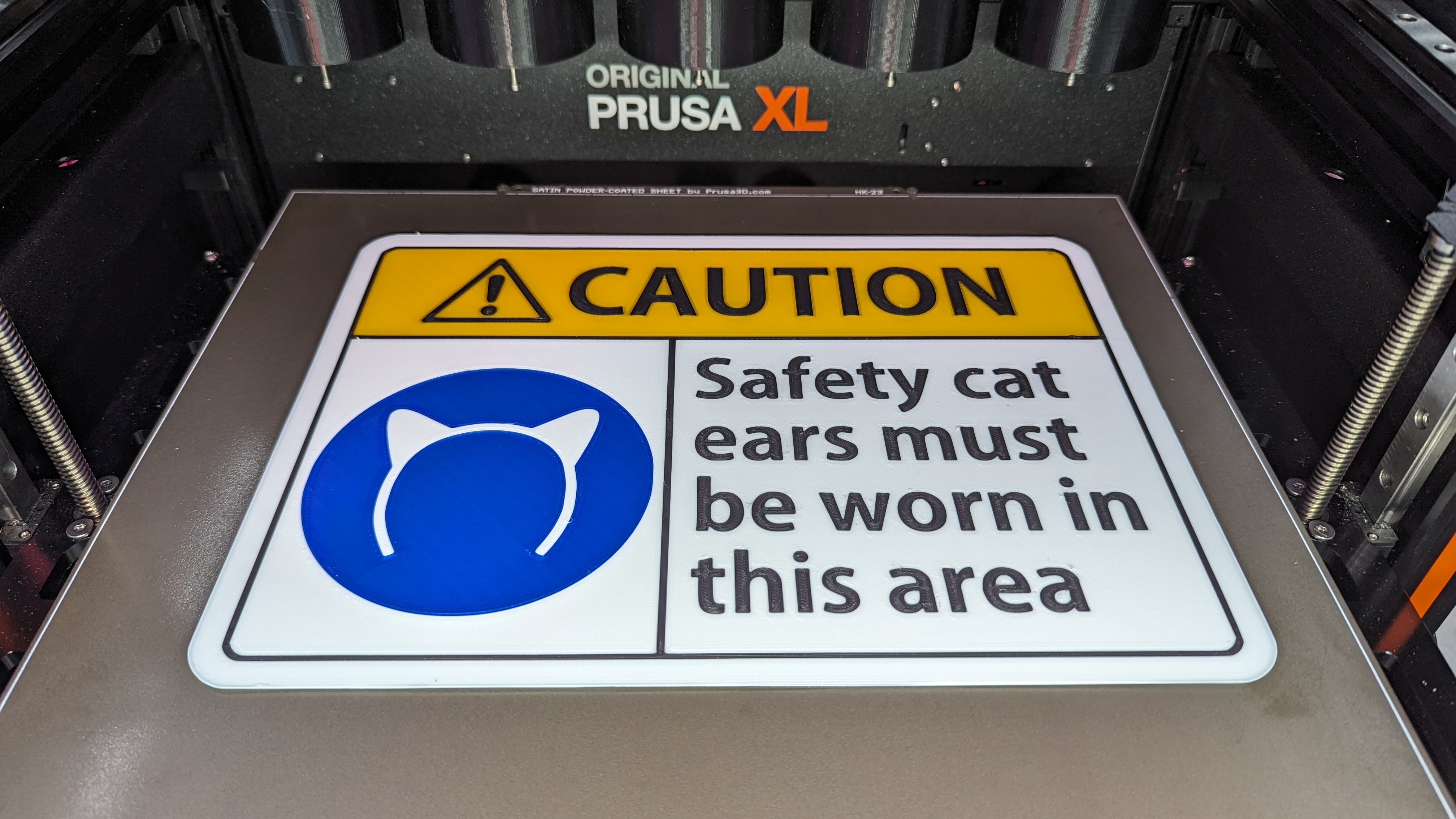 Safety Cat Ears Sign